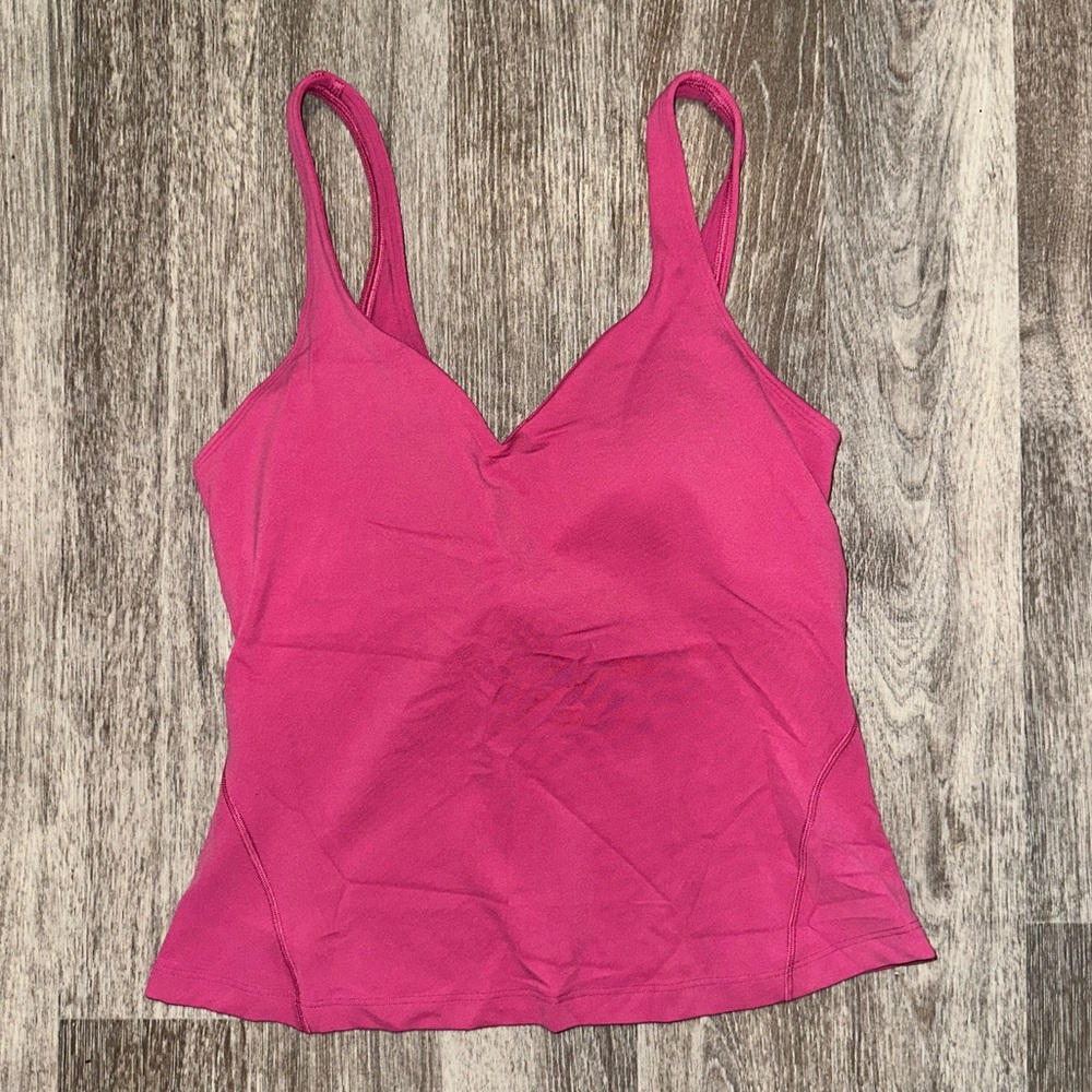 Lululemon Align waist length Tank Pink Lychee